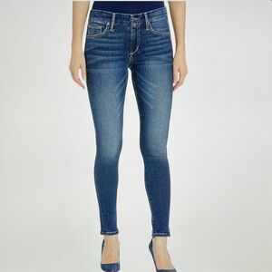 Joe's Jeans Women's Blue Denim Stretch Skinny Ankle Jeans Dark Wash Size 29